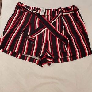 torrid striped shorts